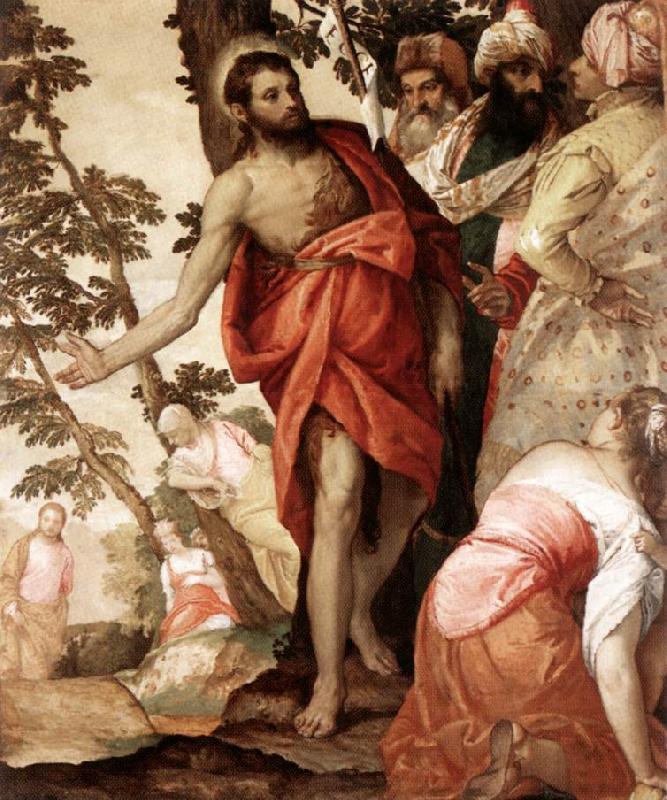 VERONESE (Paolo Caliari) St John the Baptist Preaching  wr